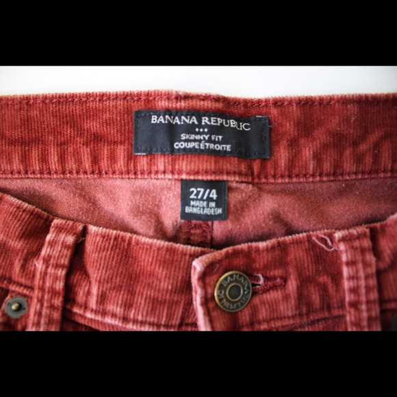 Banana Republic Rust Corduroys - Picture 4 of 4